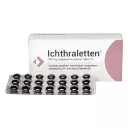 ICHTHRALETTEN Comprimés gastro-résistants à 200 mg, 84 pcs