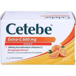 CETEBE Extra-C 600 mg comprimés à croquer, 60 pièces