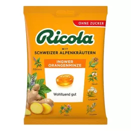 RICOLA Bonbons au gingembre, à lorange et à la menthe o.Z.Bag, 75 g