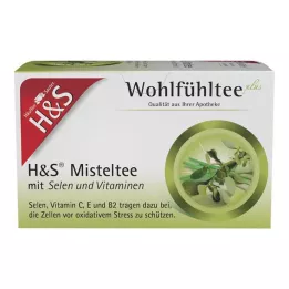 H&amp;S Thé au gui avec sélénium et vitamines, sachets filtrants, 20X2 g
