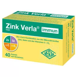 ZINK VERLA Capsules immun, 40 pièces