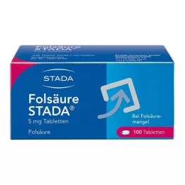 FOLSÄURE STADA Comprimés de 5 mg, 100 pièces