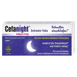 CEFANIGHT comprimés fondants intenses 2 mg, 60 pcs