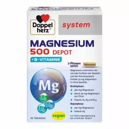 DOPPELHERZ Comprimés du système Magnesium 500 Depot, 60 pcs