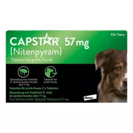 CAPSTAR Comprimés de 57 mg pour grands chiens, 1 pc