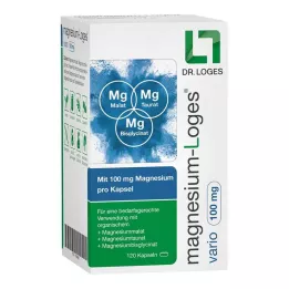 MAGNESIUM-LOGES Vario 100 mg gélules, 120 pièces