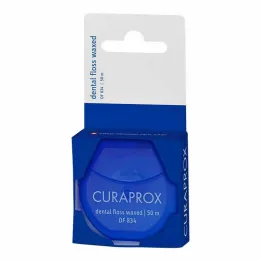 Curaprox DF 834 distributeur de fil dentaire ciré menthe, 50 m