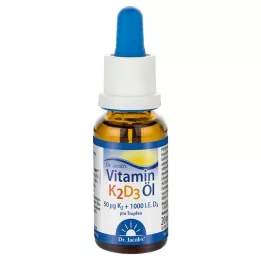 VITAMIN Huile K2D3 Dr. Jacobs, 20 ml