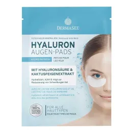 Dermasel Coussinets hyaluroniques pour les yeux de la Mer Morte, 1 p