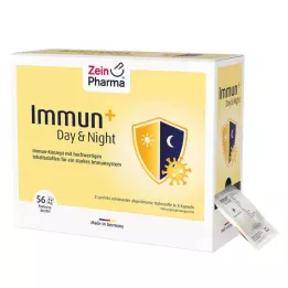 IMMUN+ DAY &amp; Sachets de gélules de nuit pour 28 jours, 56x4 pièces