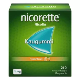 NICORETTE Chewing-gum aux fruits frais 2 mg, 210 pièces