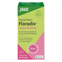 FLORADIX Comprimés de fer et dacide folique, 84 pcs
