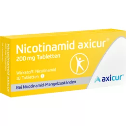 NICOTINAMID AXXUR 200 mg comprimés, 10 pc
