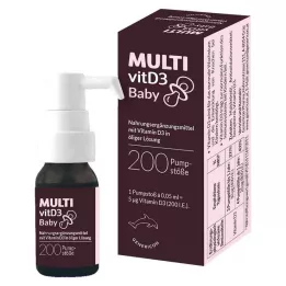 Solution pour tire-lait MULTIVITD3 pour bébé, 10 ml