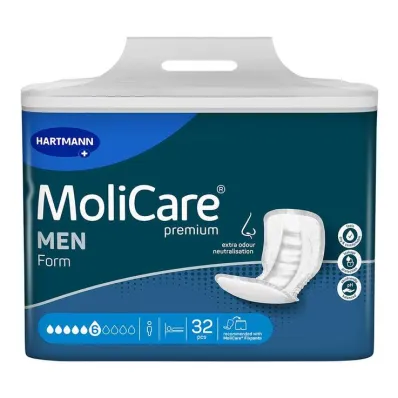 MoliCare® forme premium MEN 6 gouttes, 32 pc