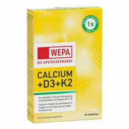 Wepa Calcium + D3 + K2 comprimés, 30 pc