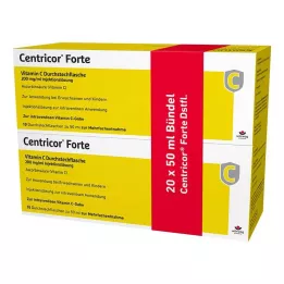 CENTRICOR Forte Vitamine C Dsfl. 200 mg/ml Inj.-L., 20X50 ml