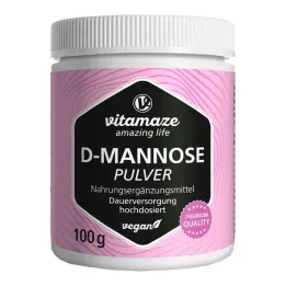 Poudre de D-mannose végétalienne à haute dose, 100 g