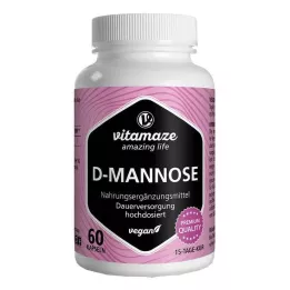 D-MANNOSE HOCHDOSIERT gélules végétaliennes, 60 pcs
