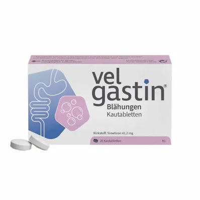 Comprimés à croquer Velgastin flatulences, 20 pc