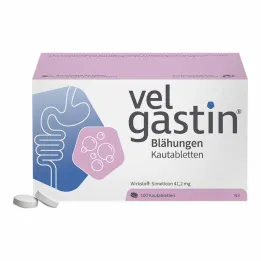 Comprimés à croquer Velgastin flatulences, 100 pc