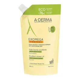 Recharge dhuile de douche A-derma Exomega Control (500 ml)