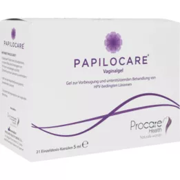 PAPILOCARE gel vaginal, 21x5 ml