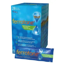 Ferrotone fer naturel plus sac de pomme de vitamine C, 28x25 ml