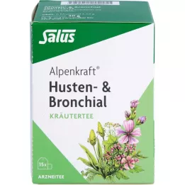 ALPENKRAFT toux &amp; Herbes bronchiaux Salus, 15 pc