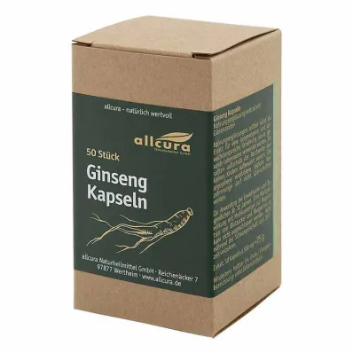 Ginseng 500 capsules, 50 pc