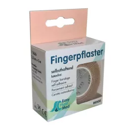 UM EASYPLAST Pansement pour les doigts autocollant 2,5 cm x 5 m beige, 1 pièce