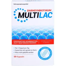 MULTILAC Capsules de suc gastrique synbiotique intestinal, 10 pièces