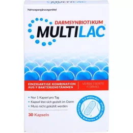 MULTILAC Capsules de suc gastrique symbiotique intestinal, 30 pièces