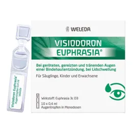 Visiodoron Euphrasia collyre en monodoses, 10X0,4 ml