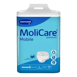 Molicare Premium Mobile 6 gouttes taille L, 14 pc