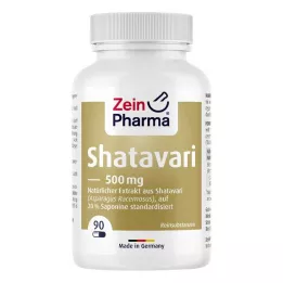 SHATAVARI Extrait 20% 500 mg gélules, 90 pcs
