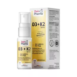 VITAMIN D3+K2 1000 UI spray, 25 ml