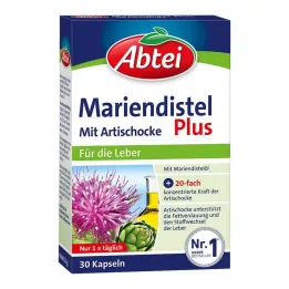 Capsules Abtei Mariendistel Plus avec artichaut, 30 pc