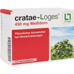 CRATAE-LOGES 450 mg de comprimés de films au-dessus de laubépine, 200 pc