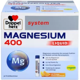 DOPPELHERZ Magnésium 400 Liquid System Trinkamp., 30 pc