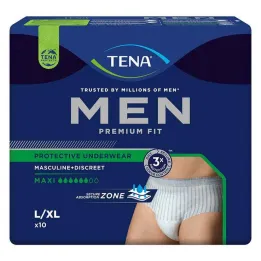 TENA® MEN PREMIUM FIT Pantalon Maxi L/XL pour incontinence, 10 pièces