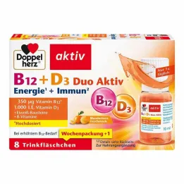 Doppelherz B12 + D3 Duo Ampoules à boire actives, 8 pc