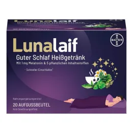 Lunalaif Bon sommeil Sacs de boissons chaudes, 20 pc