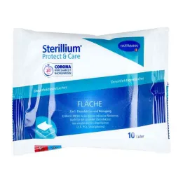 Sterillium Protect & Lingettes désinfectantes pour surfaces dentretien (10 pièces)