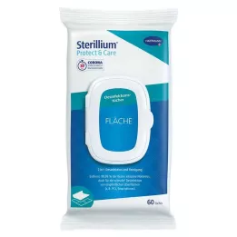 STERILLIUM Protect &amp; Care lingettes désinfectantes pour surfaces, 60 pièces