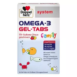 DOPPELHERZ Comprimés de gel oméga-3 famille Erdb.Cit.system, 60 pcs