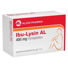 Ibu-Lysine AL 400 mg comprimés pelliculés, 50 pc