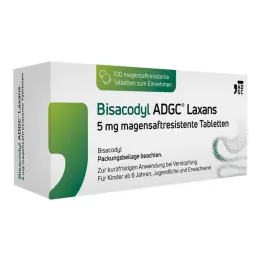 Bisacodyl ADGC® Laxans 5 mg comprimés gastro-résistants, 100 pc