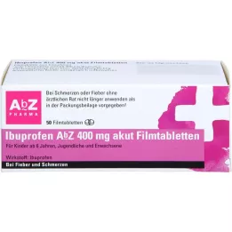 IBUPROFEN Abbey 400 mg comprimés de films aigus, 50 pc