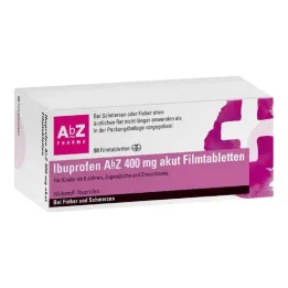 Ibuprofène AbZ 400 mg comprimés pelliculés aigus, 50 pc